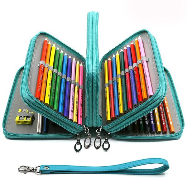 pencil cases 72 holes pu school case art supplies storage large capacity bag box for gift
pencil cases 72 holes pu school case art supplies storage large capacity bag box for gift