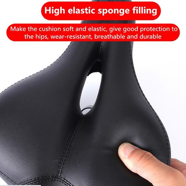 bike saddles bicycle seat silicone cushion mtb saddle damping hollow breathable rainproof soft casual cycling accessories
bike saddles bicycle seat silicone cushion mtb saddle damping hollow breathable rainproof soft casual cycling accessories