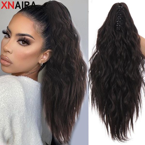 synthetic wigs xnaira short wavy ponytail for women hair black blonde pony tail claw jaw in hairpiece clip
synthetic wigs xnaira short wavy ponytail for women hair black blonde pony tail claw jaw in hairpiece clip