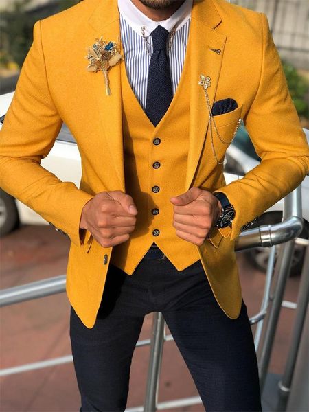 men's suits & blazers anniebritney yellow 3 piece skinny 2021 men suit slim fit groom tuxedo for wedding tailor made formal with navy p, White;black
men's suits & blazers anniebritney yellow 3 piece skinny 2021 men suit slim fit groom tuxedo for wedding tailor made formal with navy p, White;black