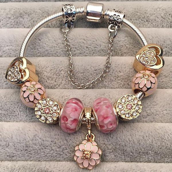 charm bracelets luxury crystal flower & bangles gold beads for women jewellery pulseira feminina 2021 year gift, Golden;silver
charm bracelets luxury crystal flower & bangles gold beads for women jewellery pulseira feminina 2021 year gift, Golden;silver