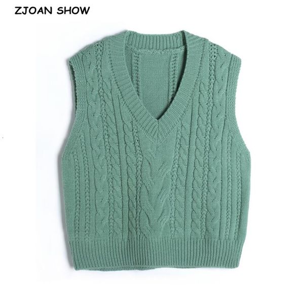 women's sweaters 2021 retro 90s streetwear candy color solid knitted sleeveless sweater vest female knitwear preppy style v neck c, White;black
women's sweaters 2021 retro 90s streetwear candy color solid knitted sleeveless sweater vest female knitwear preppy style v neck c, White;black