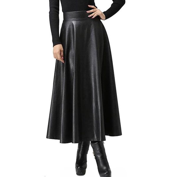 skirts 2021 autumn and winter women's retro high waist pu leather skirt mid-length a-line black all-match
skirts 2021 autumn and winter women's retro high waist pu leather skirt mid-length a-line black all-match