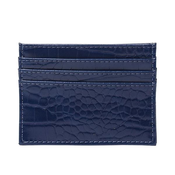 card holders s blue crocodile leather holder women 6 slim men/women cards purse wallet, Brown;gray
card holders s blue crocodile leather holder women 6 slim men/women cards purse wallet, Brown;gray