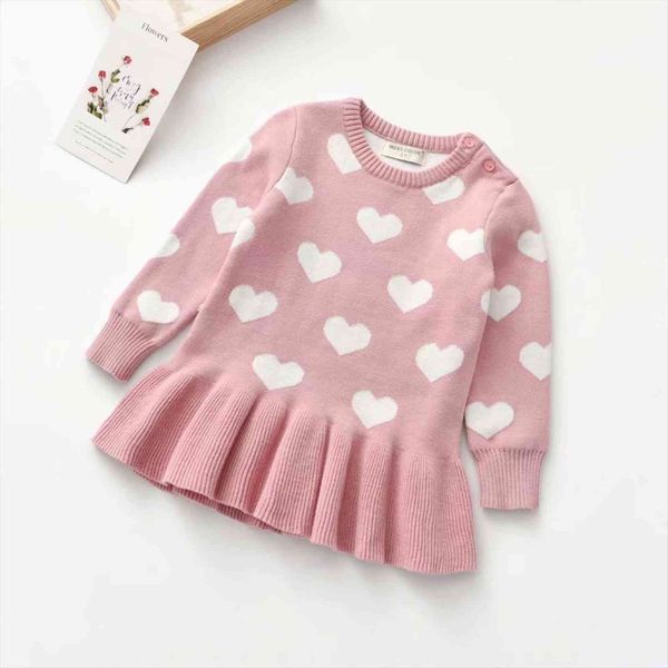 girls dress wool knitting sweater heart printed lace short skirt pullover for kids, Blue
girls dress wool knitting sweater heart printed lace short skirt pullover for kids, Blue