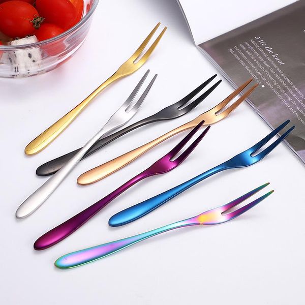 forks 304 stainless steel two-tine fork fruit snack cake dessert cafeteria home flatware outils desserts colorful gift
forks 304 stainless steel two-tine fork fruit snack cake dessert cafeteria home flatware outils desserts colorful gift