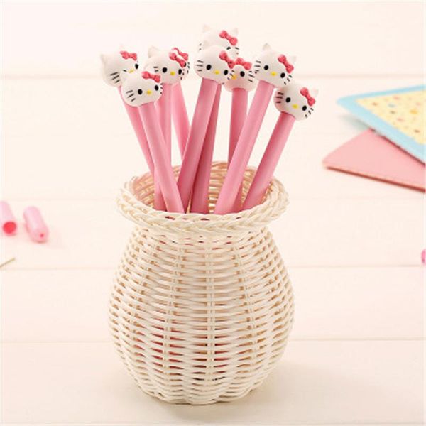 gel pens kawaii bow kitten cartoon cute pink girl pen school korean stationery fashion office supplies
gel pens kawaii bow kitten cartoon cute pink girl pen school korean stationery fashion office supplies