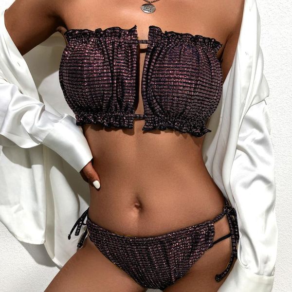 women's swimwear bikini 2021 bikinis set womens dot print beach ladies tow pc holiday pool swimsuit bañadores mujer, White;black
women's swimwear bikini 2021 bikinis set womens dot print beach ladies tow pc holiday pool swimsuit bañadores mujer, White;black