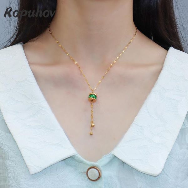 chains ropuhov 2021 925 silvery needle niche design retro light luxury tassel pendant necklace female titanium steel jewelry, Silver
chains ropuhov 2021 925 silvery needle niche design retro light luxury tassel pendant necklace female titanium steel jewelry, Silver