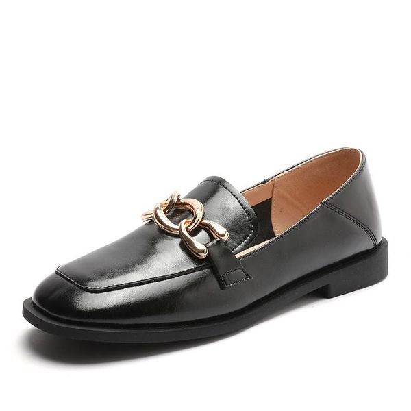 dress shoes women casual genuine leather square toe 2021 low-heel commuter horsebit loafers, Black
dress shoes women casual genuine leather square toe 2021 low-heel commuter horsebit loafers, Black