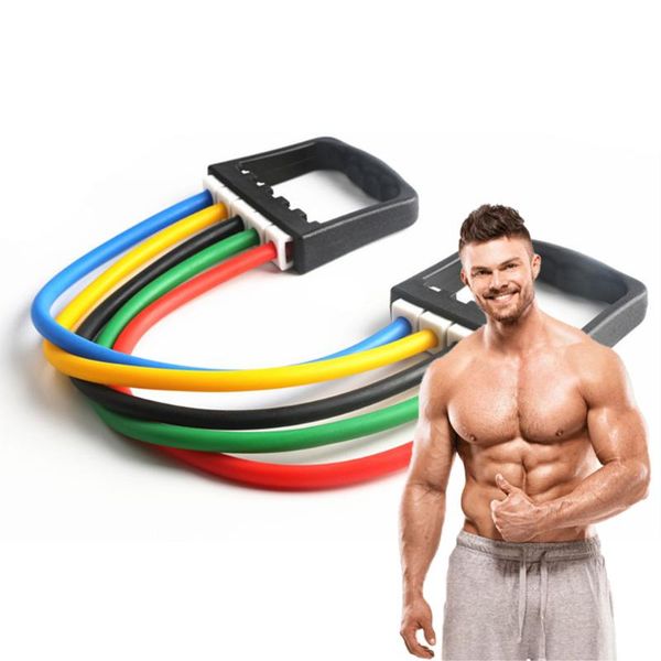 yoga five tube pull rope sports chest expander rubbere elastic workout fitness latex resistance bands
yoga five tube pull rope sports chest expander rubbere elastic workout fitness latex resistance bands
