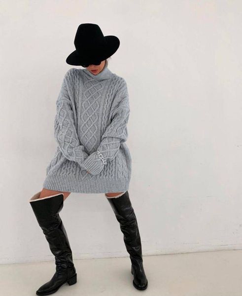women's wool & blends turtleneck knit argyle, sports looking tunic sweater style trend season women clothing, Black
women's wool & blends turtleneck knit argyle, sports looking tunic sweater style trend season women clothing, Black