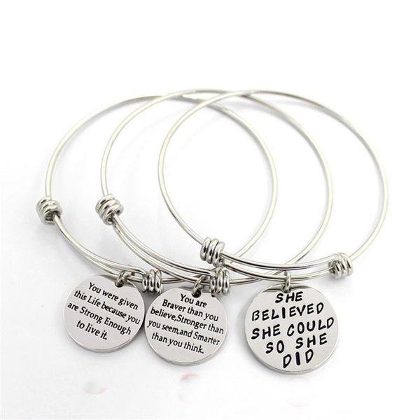 bangle women's stainless steel and printing adjustable bracelet braclets for women inspirational inspiring jewelry gifts, Black
bangle women's stainless steel and printing adjustable bracelet braclets for women inspirational inspiring jewelry gifts, Black