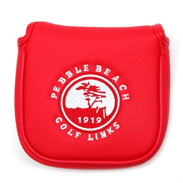 club heads red pu leather golf squar mallet headcover putter cover with magnetic closure
club heads red pu leather golf squar mallet headcover putter cover with magnetic closure