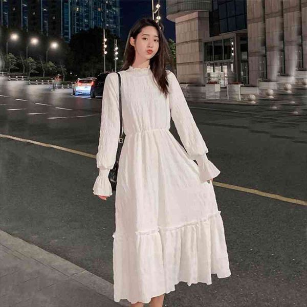 vintage women long sleeve lace mid dress female plus velvet thick white dress, Black;gray
vintage women long sleeve lace mid dress female plus velvet thick white dress, Black;gray