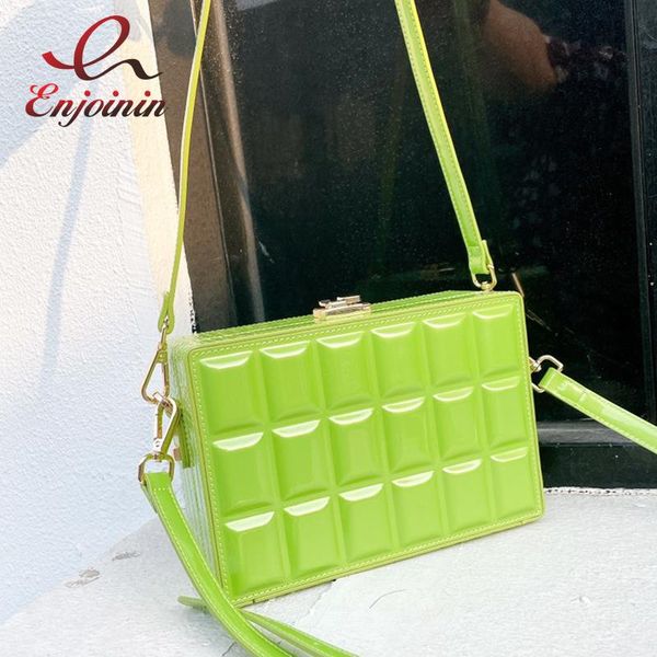 chocolate box design shoulder bag for women purses and handbags fashion party clutch female designer patent leather 2021 bags
chocolate box design shoulder bag for women purses and handbags fashion party clutch female designer patent leather 2021 bags
