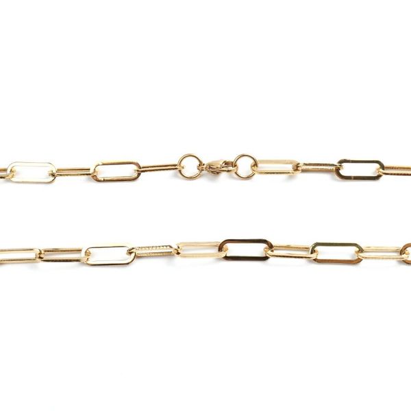 chains punk style stainless steel paperclip link cable chain necklace oval gold/silver color women party choker jewelry gift 1pc
chains punk style stainless steel paperclip link cable chain necklace oval gold/silver color women party choker jewelry gift 1pc
