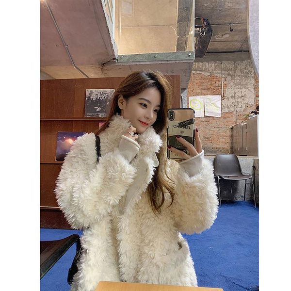 women's fur & faux women casual thick warm outwear long lamb jacket loose winter coat q55, Black
women's fur & faux women casual thick warm outwear long lamb jacket loose winter coat q55, Black