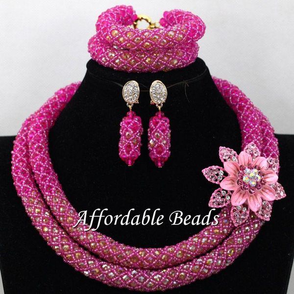 earrings & necklace luxury nigerian jewelry set selling african bead sets bridal style ncd154, Silver 
earrings & necklace luxury nigerian jewelry set selling african bead sets bridal style ncd154, Silver