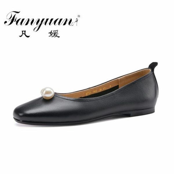 dress shoes fanyuan pearl decoration low heeled for women genuine leather elegant high heels pumps summer wedding square head, Black 
dress shoes fanyuan pearl decoration low heeled for women genuine leather elegant high heels pumps summer wedding square head, Black