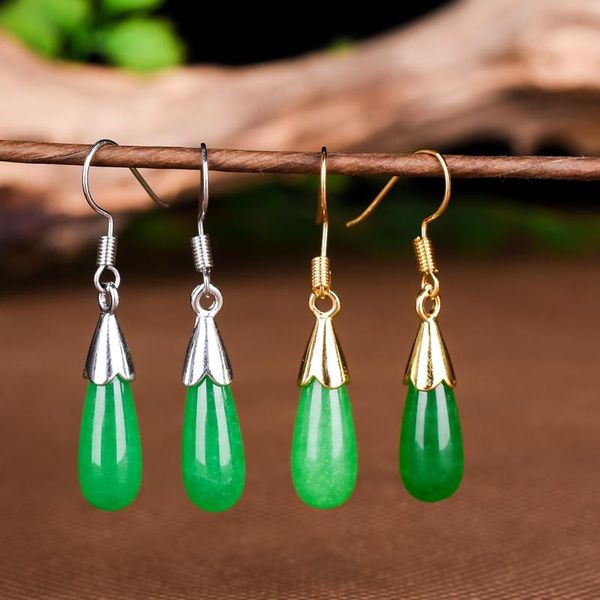 dangle & chandelier 925 silver inlaid natural green jade water drop earrings original simple pulp bead gift women fine stone jewelry
dangle & chandelier 925 silver inlaid natural green jade water drop earrings original simple pulp bead gift women fine stone jewelry