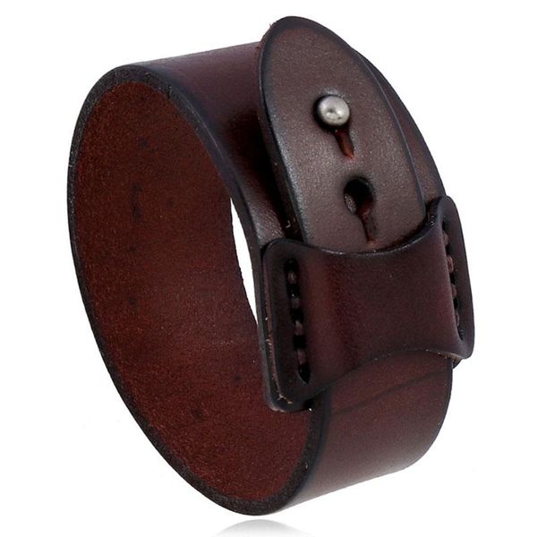 mens simple fashion wide genuine leather adjustable charm bracelets wristbands retro punk jewelry gift bangle, Black
mens simple fashion wide genuine leather adjustable charm bracelets wristbands retro punk jewelry gift bangle, Black