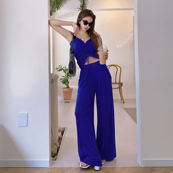 arrival style set women will see elegant simple temperament short tops long pants two-piece sets, White;black
arrival style set women will see elegant simple temperament short tops long pants two-piece sets, White;black