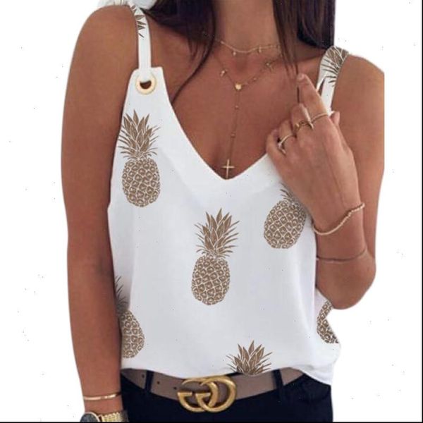 women cami fashion v neck fruit print tank vest summer casual sleeveless backless for ladies, White
women cami fashion v neck fruit print tank vest summer casual sleeveless backless for ladies, White