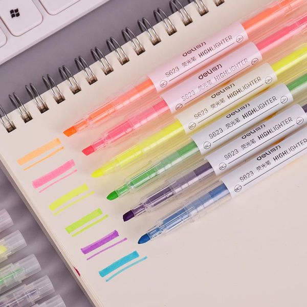 highlighters 1 pcs/lot double head 6 colors highlighter pen copic marker pens kawaii stationery material escolar papelaria, Black;red
highlighters 1 pcs/lot double head 6 colors highlighter pen copic marker pens kawaii stationery material escolar papelaria, Black;red