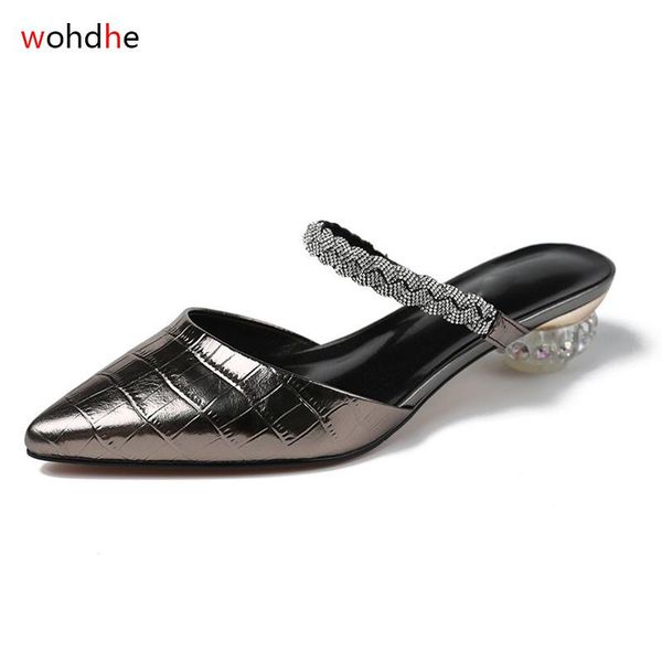 dress shoes wohdhe women mules pointed toe low heels sandals for summer chunky pu leather slippers, Black
dress shoes wohdhe women mules pointed toe low heels sandals for summer chunky pu leather slippers, Black