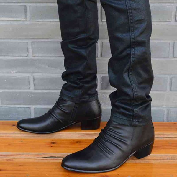 boots fashion genuine leather men ankle high zip suit shoes black dress spring autumn glvr
boots fashion genuine leather men ankle high zip suit shoes black dress spring autumn glvr