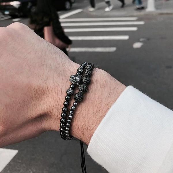 charm bracelets fashion 2pcs/set leopard head men trendy disco ball adjustable weave beads bracelet set for jewelry gift, Golden;silver
charm bracelets fashion 2pcs/set leopard head men trendy disco ball adjustable weave beads bracelet set for jewelry gift, Golden;silver