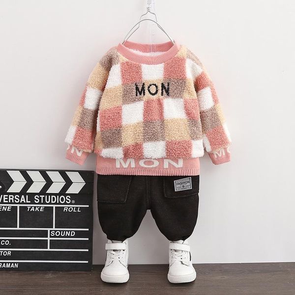 clothing sets winter warm baby boys fashion plaid kids clothes long sleeve +pants children 1-5 years1, White
clothing sets winter warm baby boys fashion plaid kids clothes long sleeve +pants children 1-5 years1, White