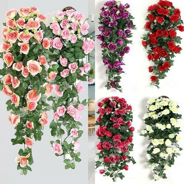 decorative flowers & wreaths 90cm fake garland vine ivy plant leaves home decor artificial silk rose ornament no color fading beautiful deco
decorative flowers & wreaths 90cm fake garland vine ivy plant leaves home decor artificial silk rose ornament no color fading beautiful deco