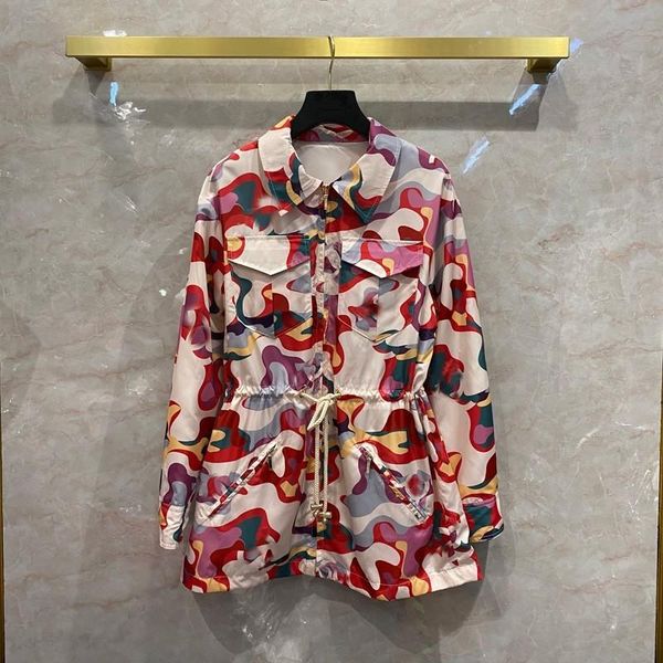 two piece dress peony zhou xun's national women's lightweight sunscreen camouflage lapel waist tied windbreaker in early spring of, White
two piece dress peony zhou xun's national women's lightweight sunscreen camouflage lapel waist tied windbreaker in early spring of, White