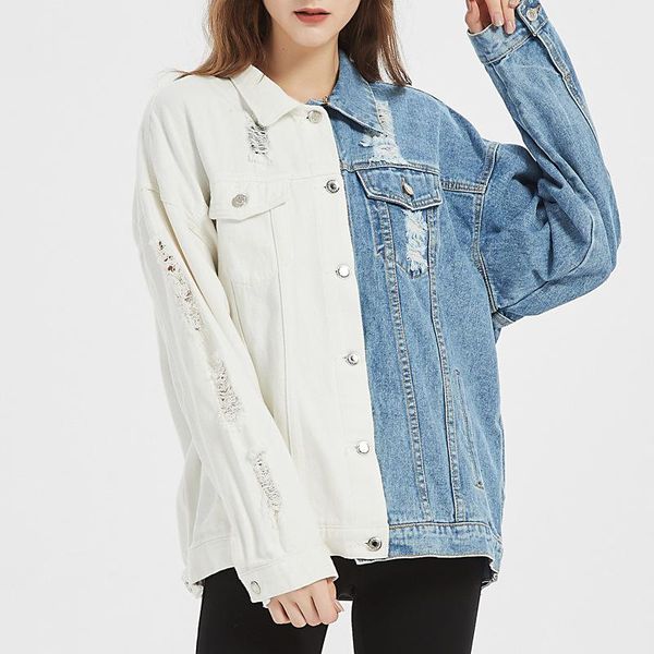 women's jackets denim jacket spring and autumn korean loose 2021 harajuku all-match top, Black;brown
women's jackets denim jacket spring and autumn korean loose 2021 harajuku all-match top, Black;brown