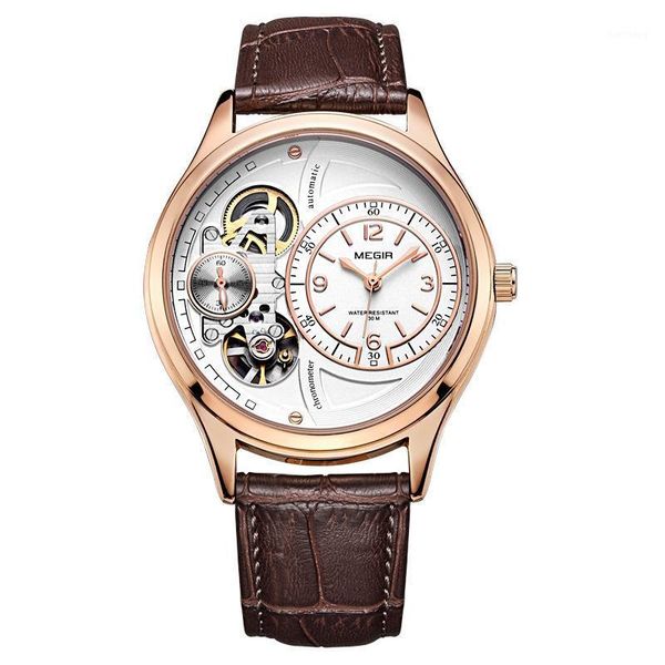 wristwatches brand megir 2021 men fashion trend hollow watch luxury chronograph quartz watches leather business clock mens, Slivery;brown
wristwatches brand megir 2021 men fashion trend hollow watch luxury chronograph quartz watches leather business clock mens, Slivery;brown