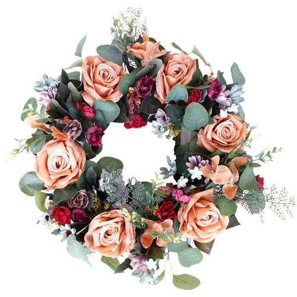 multiple styles silk rose artificial flowers wreaths door perfect quality simulation garland for wedding home party decoration decorative &
multiple styles silk rose artificial flowers wreaths door perfect quality simulation garland for wedding home party decoration decorative &