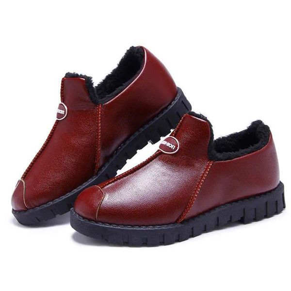winter home slippers old style warm plush outside women house shoes casual leather for female, Black
winter home slippers old style warm plush outside women house shoes casual leather for female, Black