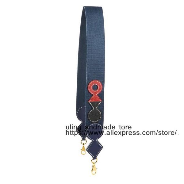 bag parts & accessories attelage strap in wooly canvas and epsom calfskin with gold or silver plated hardware bleu indigo/bleu indigo/noir, Black
bag parts & accessories attelage strap in wooly canvas and epsom calfskin with gold or silver plated hardware bleu indigo/bleu indigo/noir, Black
