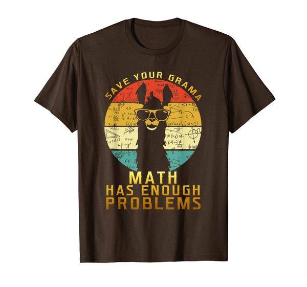 Save Your Drama Math Has Enough Problems Llama Teacher Funny T-Shirt, Mainly pictures
Save Your Drama Math Has Enough Problems Llama Teacher Funny T-Shirt, Mainly pictures