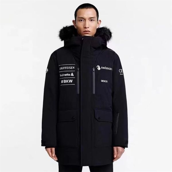 2021 disang swiss champion ski team leisure thickened zipper white duck youth tide brand wool collar down jacket, Black
2021 disang swiss champion ski team leisure thickened zipper white duck youth tide brand wool collar down jacket, Black