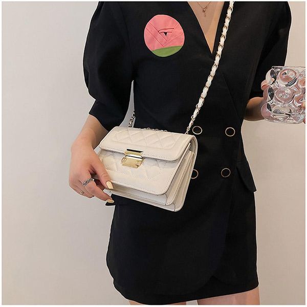 evening bags luxury quilted flap black/beige designer brand solid chain hasp lady shoulder/crossbody soft leather women's 
evening bags luxury quilted flap black/beige designer brand solid chain hasp lady shoulder/crossbody soft leather women's