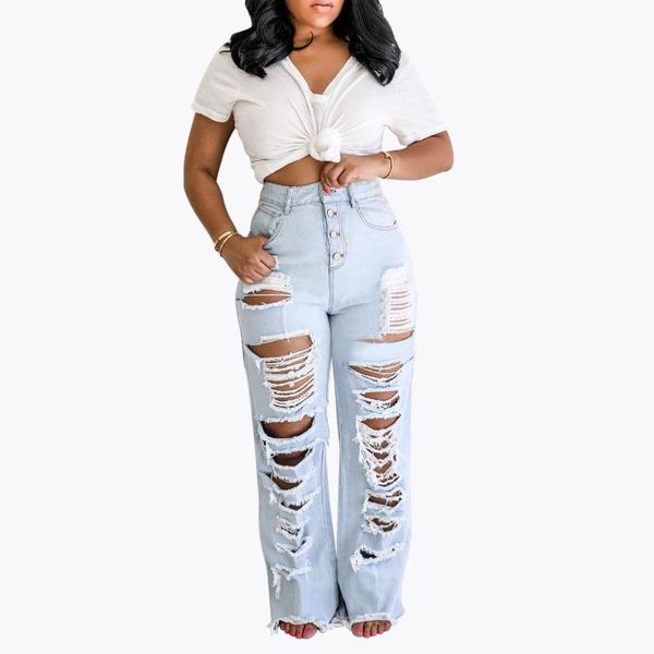 women's jeans casual loose straight jean pants women hole pure color high waisted button solid light blue harajuku denim
women's jeans casual loose straight jean pants women hole pure color high waisted button solid light blue harajuku denim