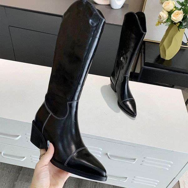 boots woman fashion knight women chunky heel knee high ladies runway shoes point toe cowboy, Black
boots woman fashion knight women chunky heel knee high ladies runway shoes point toe cowboy, Black
