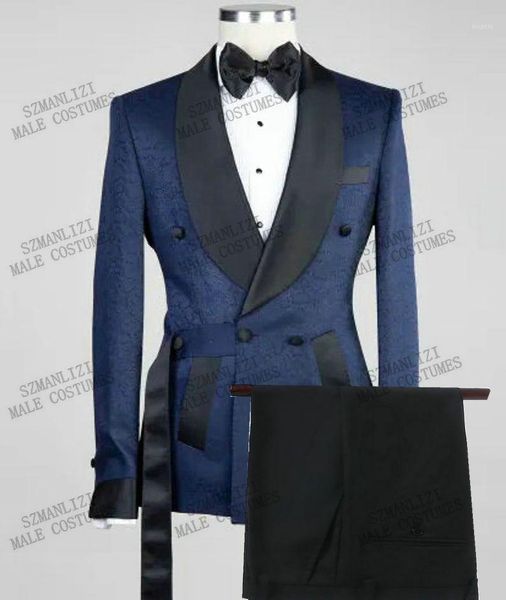 arrival navy blue jacquard groomsmen prom party double breasted wedding tuxedos slim fit shawl lapel groom man men's suits & blazers, White;black
arrival navy blue jacquard groomsmen prom party double breasted wedding tuxedos slim fit shawl lapel groom man men's suits & blazers, White;black