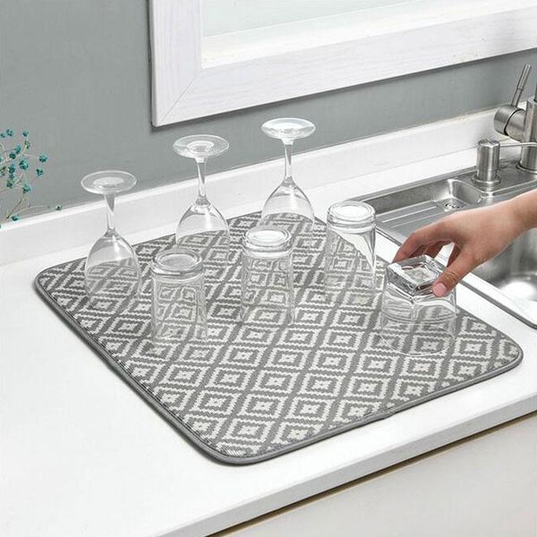 kitchen storage & organization 41*49cm dish drying mat for sink drainer microfiber cushion pad tableware tea towel absorbent el bar placemat
kitchen storage & organization 41*49cm dish drying mat for sink drainer microfiber cushion pad tableware tea towel absorbent el bar placemat