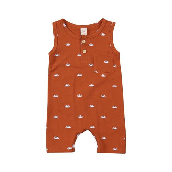 summer born baby romper sun print o neck button with pocket sleeveless short rompers for girls boys jumpsuits, Blue
summer born baby romper sun print o neck button with pocket sleeveless short rompers for girls boys jumpsuits, Blue