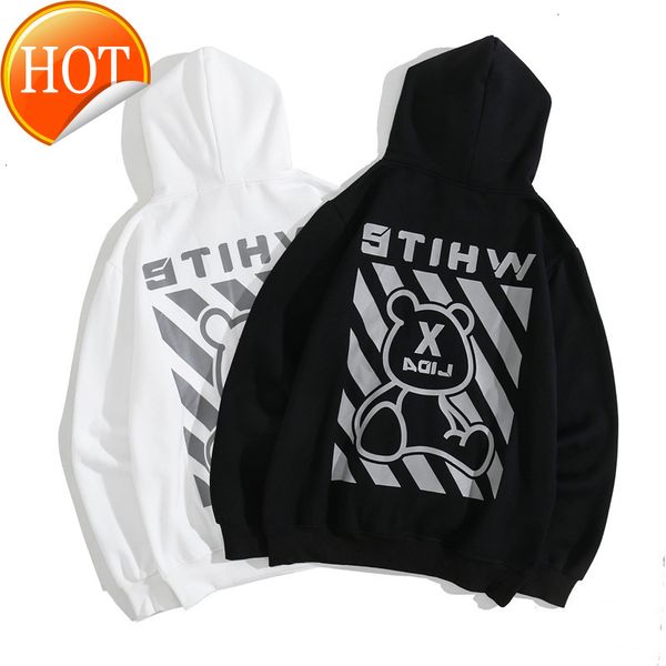 winter off and white fall sweater splash arrstyle print style loose couple plush hooded jacket, Black
winter off and white fall sweater splash arrstyle print style loose couple plush hooded jacket, Black