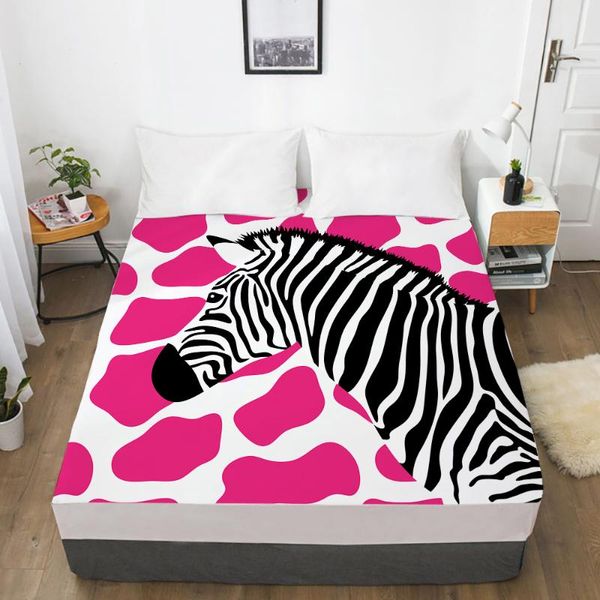 sheets & sets luxury elastic fitted sheet bed with an band nordic mattress cover 150x200/160x200 for home zebra
sheets & sets luxury elastic fitted sheet bed with an band nordic mattress cover 150x200/160x200 for home zebra